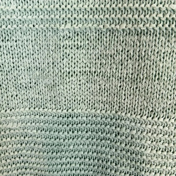 NWT Style & Co Mint Ice Mixed-Stitch Crew-Neck Sweater - Picture 6 of 6